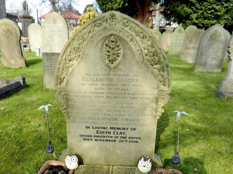 Ernest and Elizabeth Coates headstone