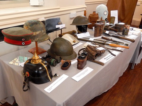 Helmets and other artifacts