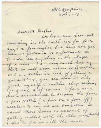 Letter D. Cymbert Ellison