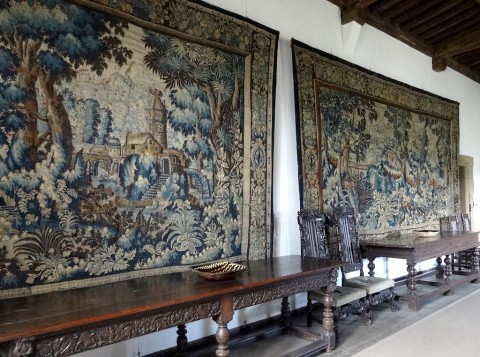 17th century tapestries, The Great Chamber, Haddon Hall