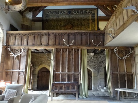 The Minstrels' Gallery, The Banqueting Hall, Haddon Hall