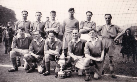 Totley Sports F.C.  Hope Valley League Challenge Cup (Lawrence Cup) Winners 1948-49.
