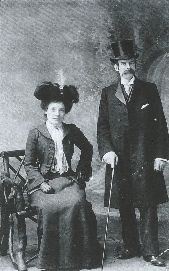 Walter Waller Marrison (1864-1908) and his wife Kate, nee Bingham (1865-1959)