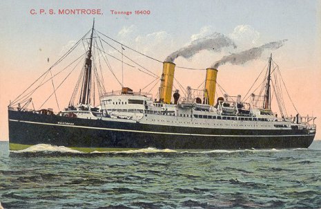 Canadian Pacific Steamship Montrose, built in 1920