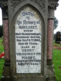 Henry Waddington Manby memorial
