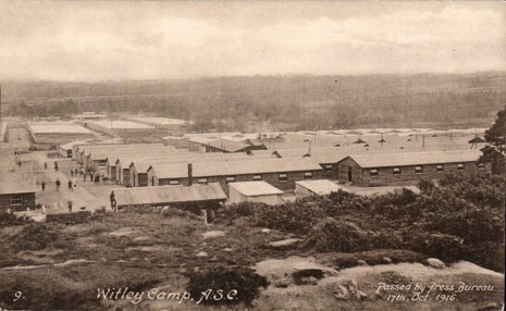Witley Camp, Surrey, in 1916.