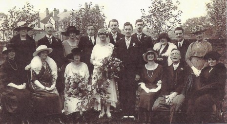 Wedding of Grace Hartley and Thomas Cuthbertson Angus, 1921
