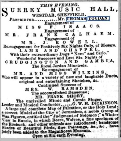 Sheffield Daily Telegraph, 2 April 1857