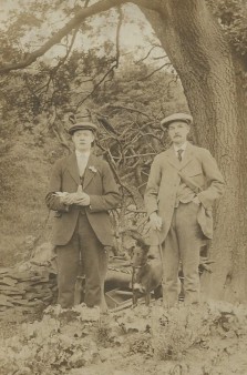 Frank and Horatio Taylor in Gillfield Wood