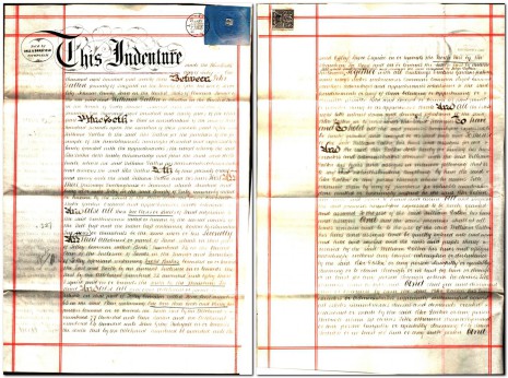 Conveyance dated 30 July 1873, parts 1 and 2