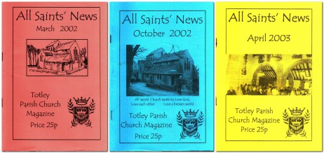 Rossetti Regular font used for front cover titles in 2001-03